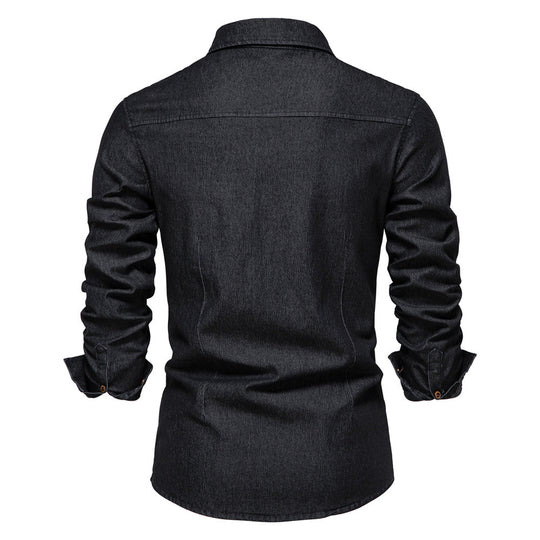 Chemise Homme Denim Printemps 2025 4