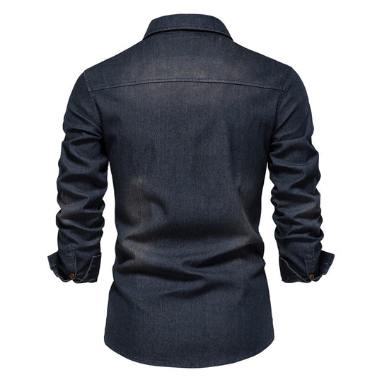 Chemise Homme Denim Printemps 2025 5