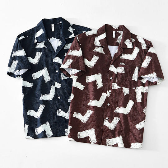 Chemise Homme Été Coton Lin Confortable 4