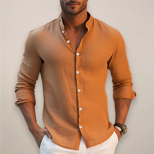 Chemise Homme Manche Courte Décontractée Été 1