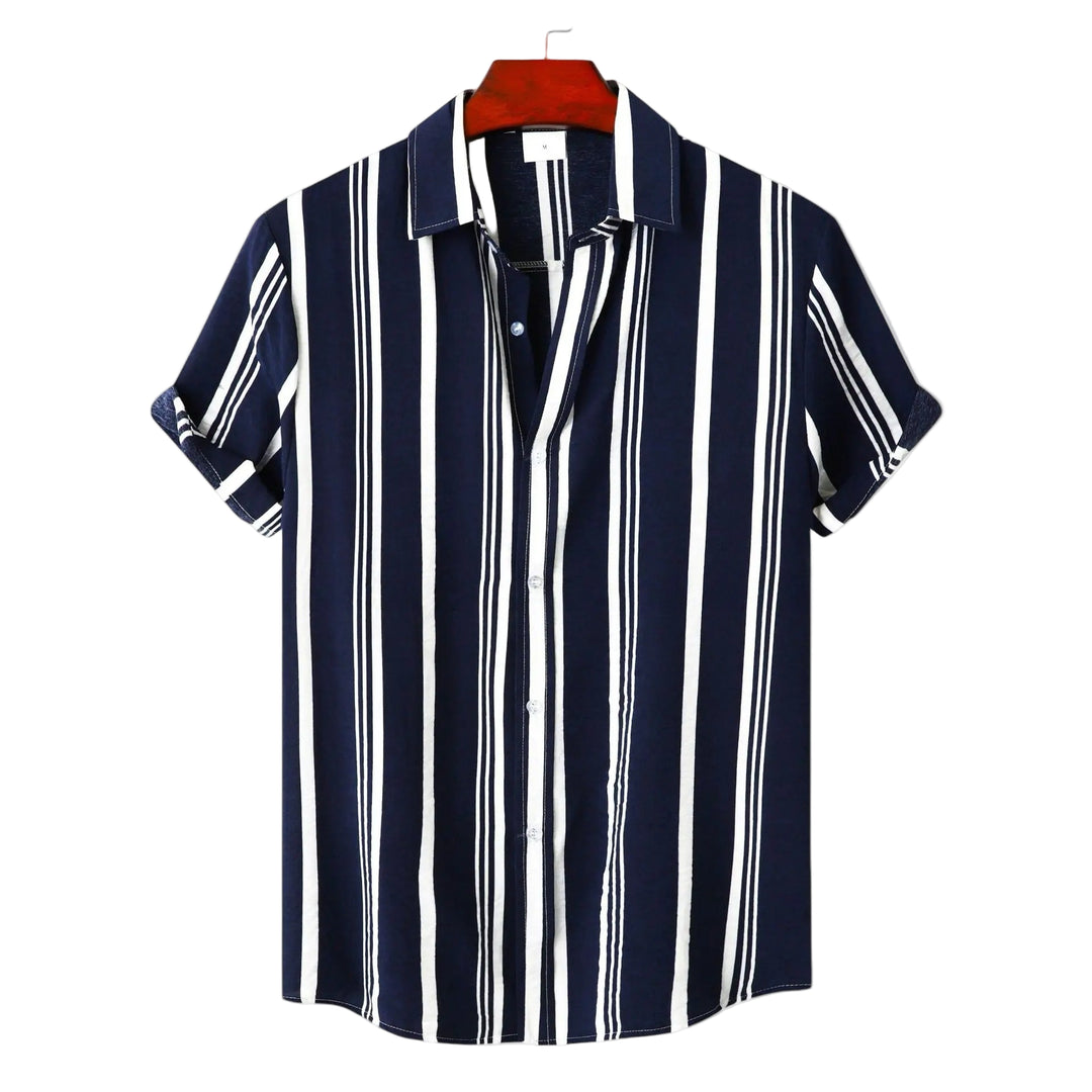 Chemise Homme Rayée Classique Été 0