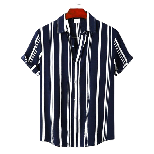 Chemise Homme Rayée Classique Été 0