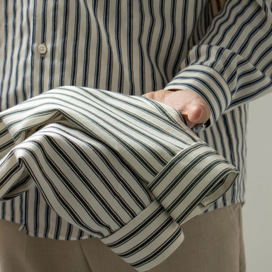 Chemise Homme Rayée Longue Style Décontracté 6