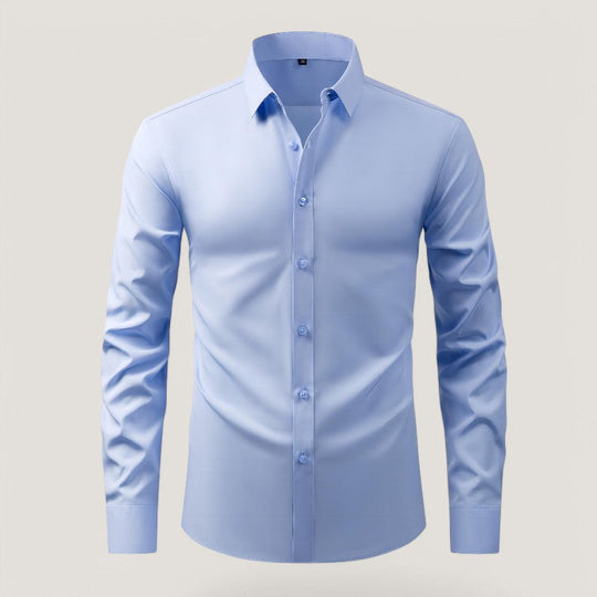 Chemise Homme Slim-Fit Élastique en Polyester 2