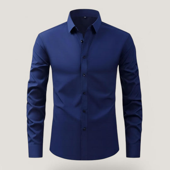 Chemise Homme Slim-Fit Élastique en Polyester 6