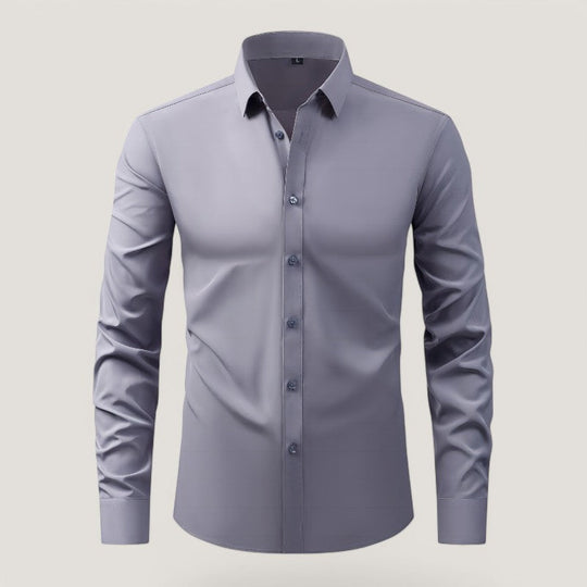 Chemise Homme Slim-Fit Élastique en Polyester 7