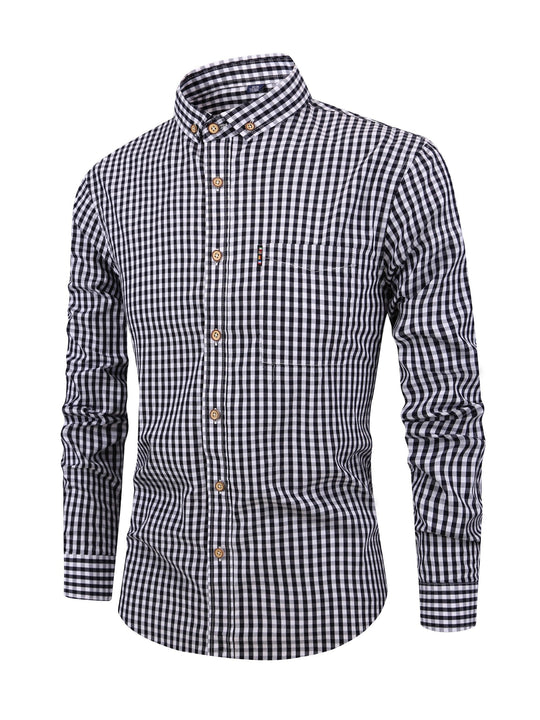 Chemise Homme à Carreaux Moderne 6