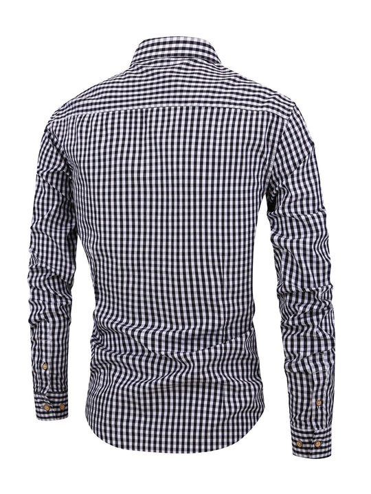 Chemise Homme à Carreaux Moderne 7