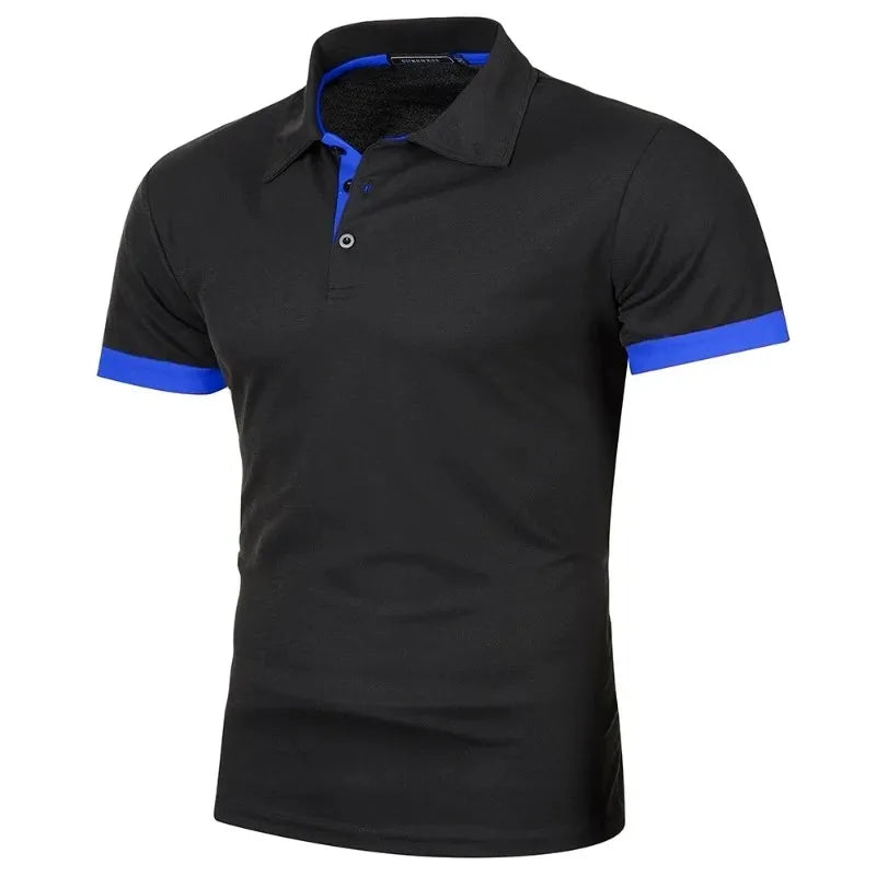 Chemise Polo Homme à Manches Courtes Style Décontracté 1