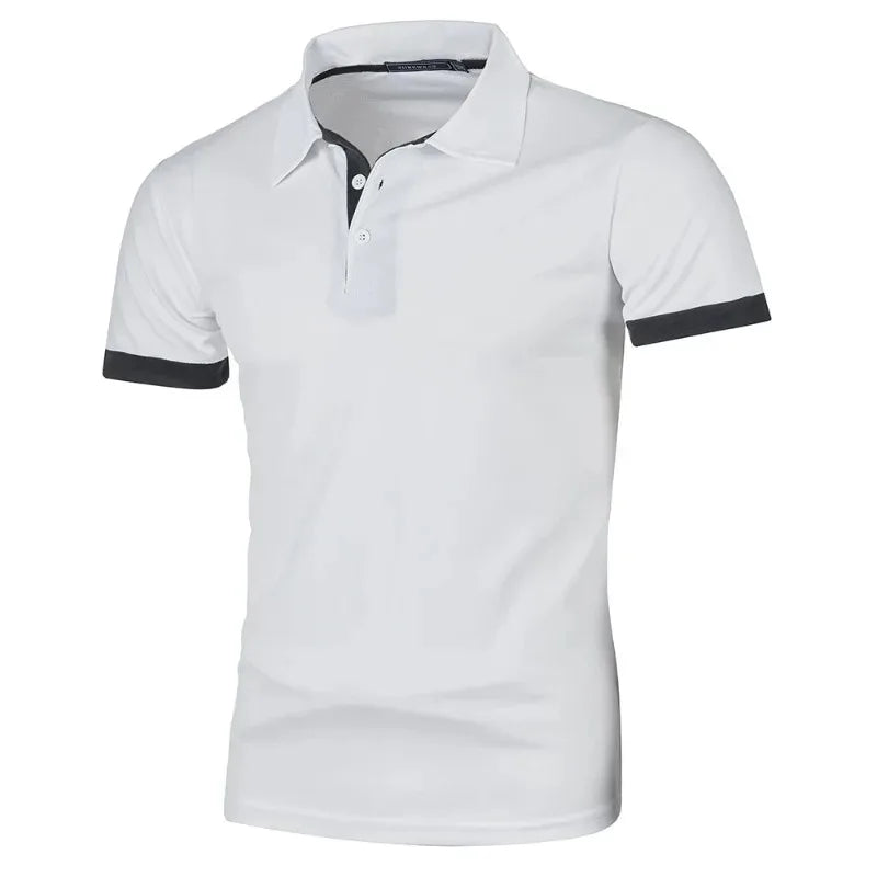 Chemise Polo Homme à Manches Courtes Style Décontracté 2