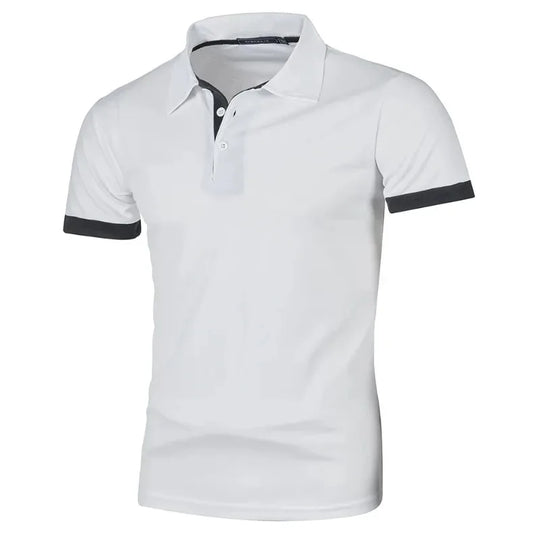 Chemise Polo Homme à Manches Courtes Style Décontracté 2