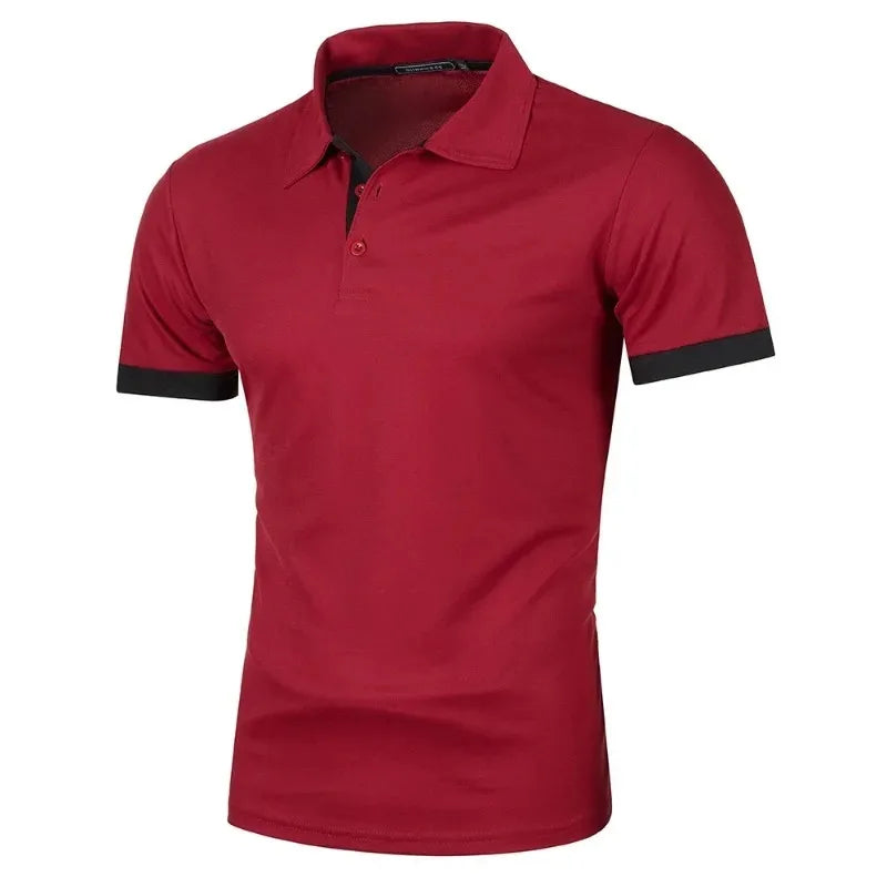 Chemise Polo Homme à Manches Courtes Style Décontracté 7