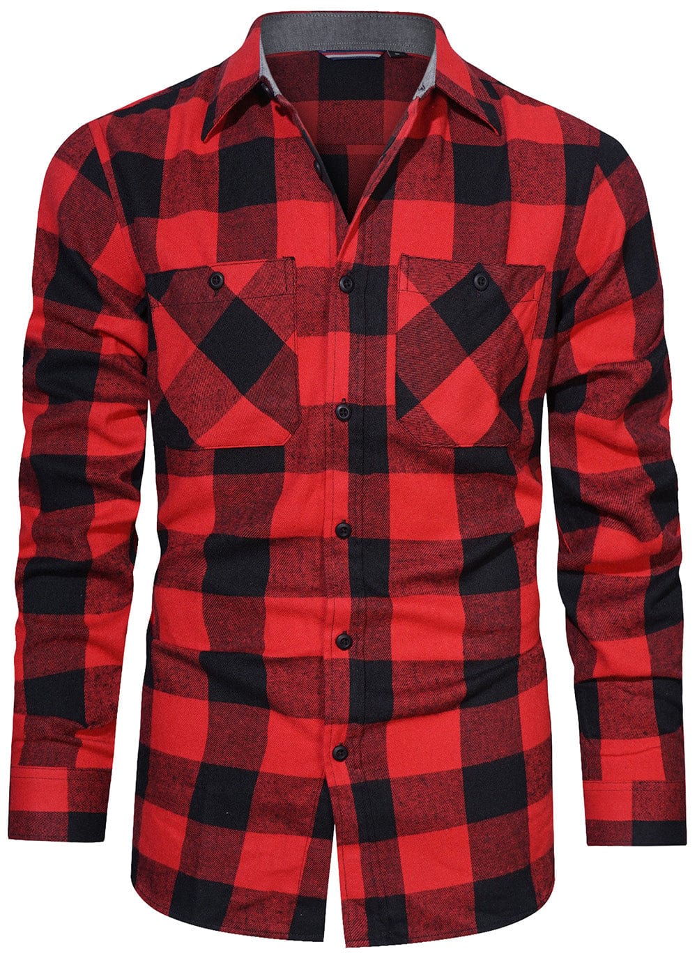 Chemise à Carreaux pour Homme en Flanelle 0