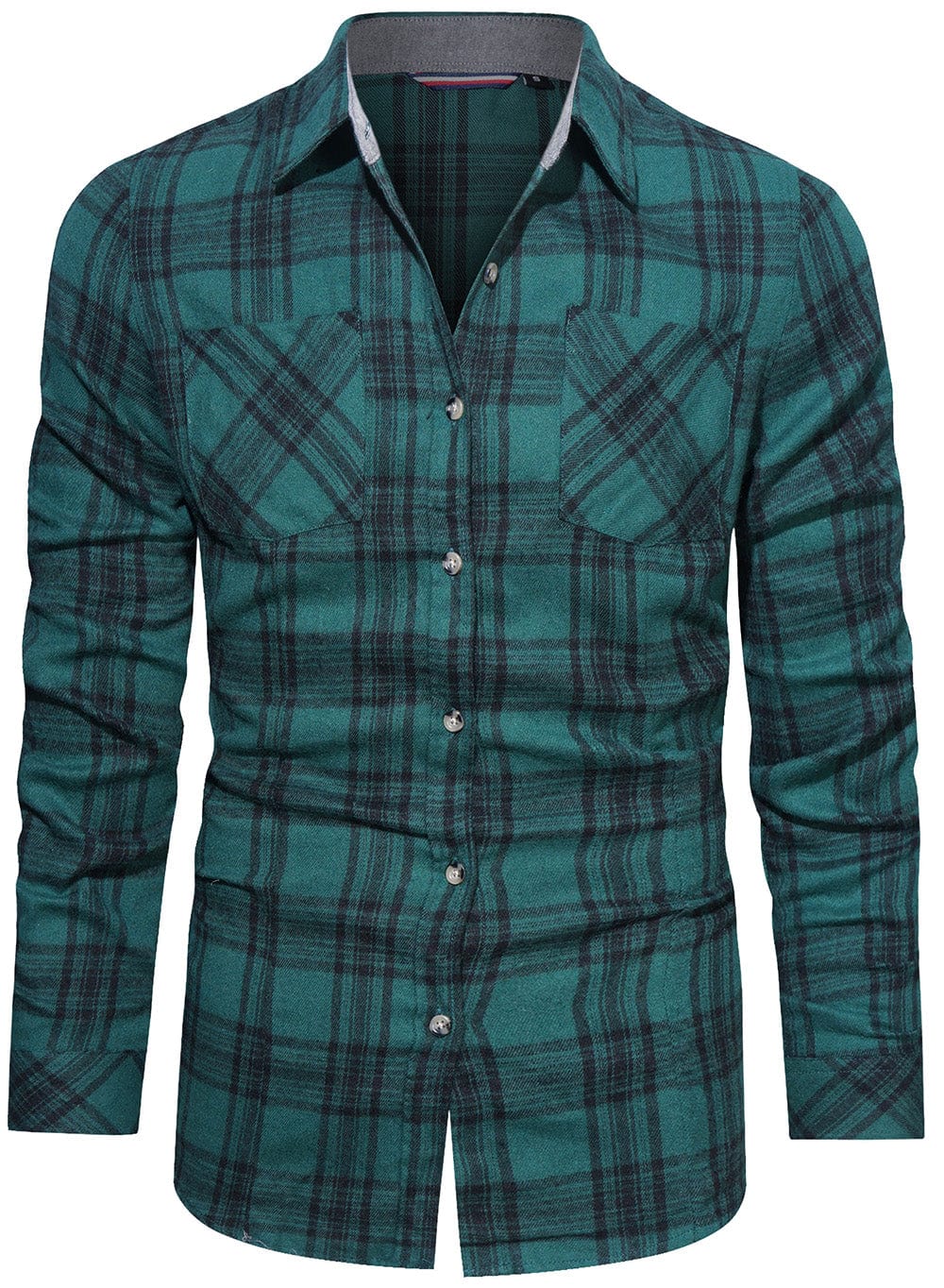 Chemise à Carreaux pour Homme en Flanelle 1
