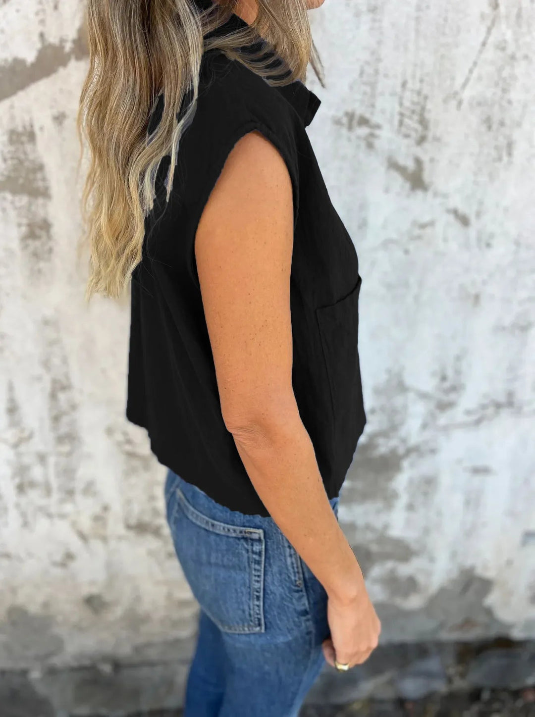 Chemise à Manches Courtes en Lin pour Femmes Grande Taille 8