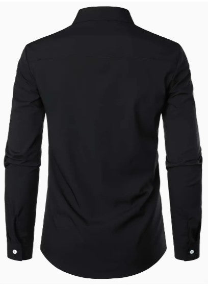 Chemise à manches longues décontractée pour hommes 5
