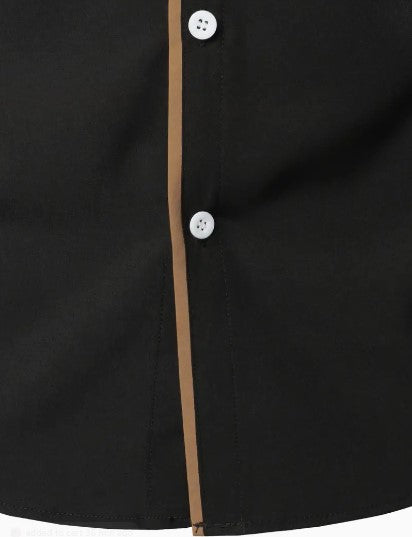 Chemise à manches longues décontractée pour hommes 6