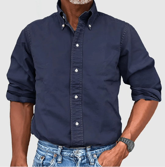 Chemise à manches longues pour homme classique 5