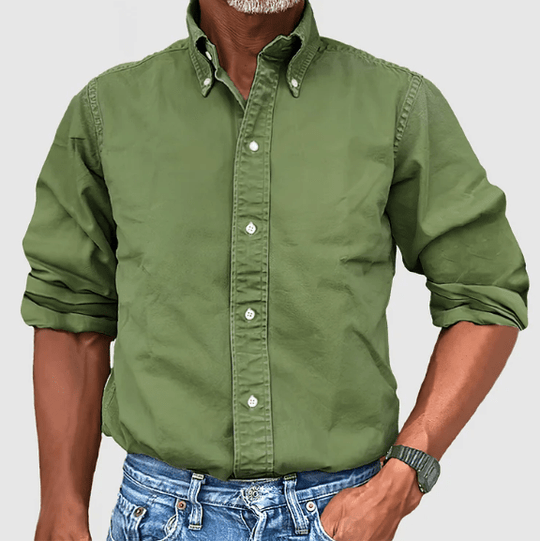 Chemise à manches longues pour homme classique 6