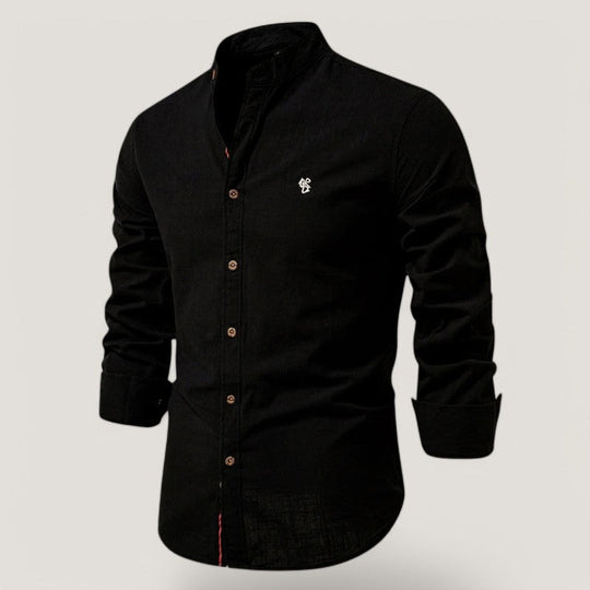 Chemise à manches longues pour homme en tissu léger 5