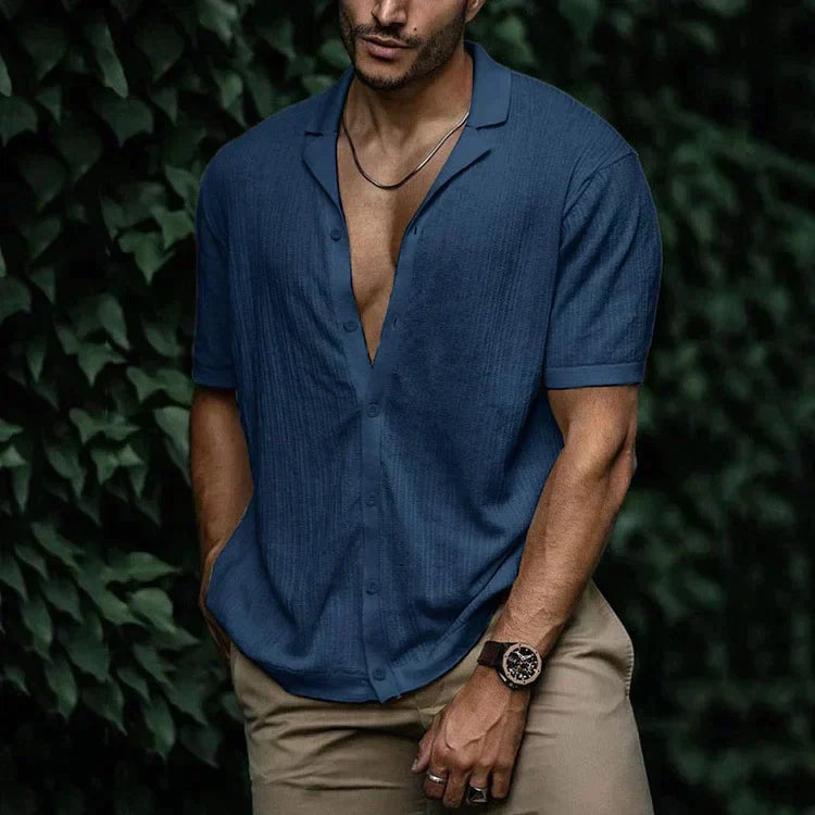 Chemise d'été à manches courtes pour homme 5