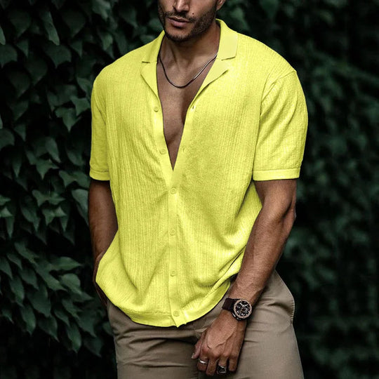Chemise d'été à manches courtes pour homme 9