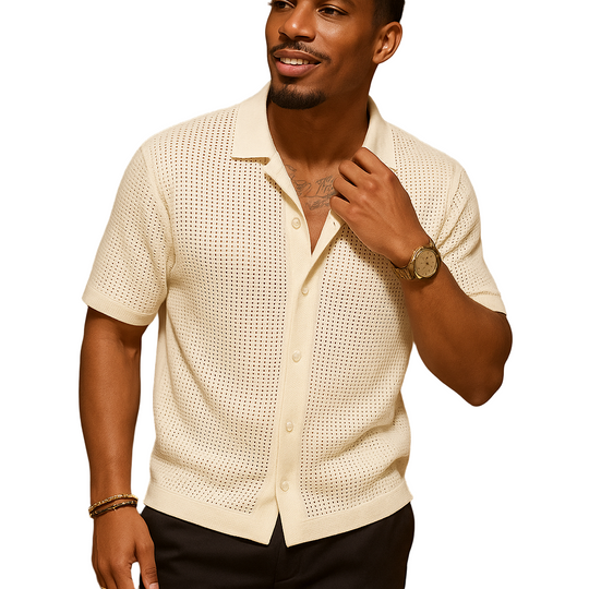 Chemise d'été pour hommes à manches courtes 0