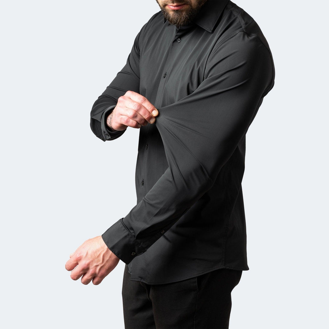 Chemise de Costume pour Hommes à Manches Longues Coupe Moderne 0
