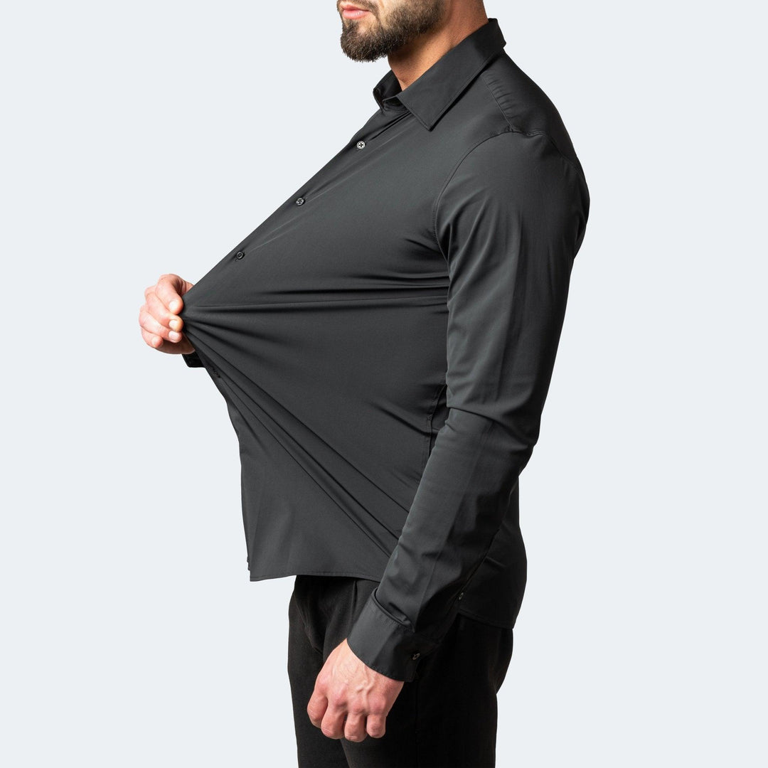Chemise de Costume pour Hommes à Manches Longues Coupe Moderne 1
