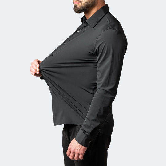 Chemise de Costume pour Hommes à Manches Longues Coupe Moderne 1