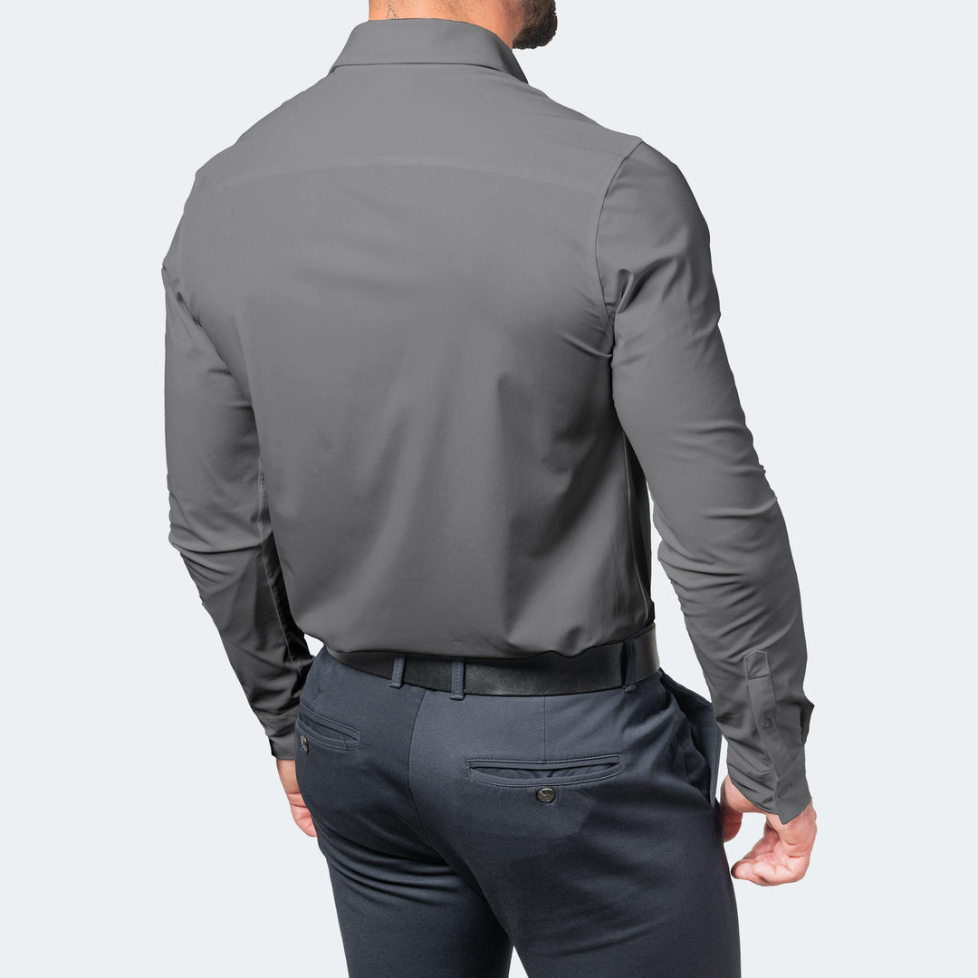 Chemise de Costume pour Hommes à Manches Longues Coupe Moderne 5
