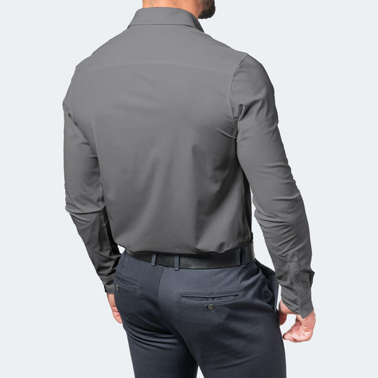 Chemise de Costume pour Hommes à Manches Longues Coupe Moderne 5