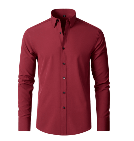 Chemise de Costume pour Hommes à Manches Longues Coupe Moderne 6
