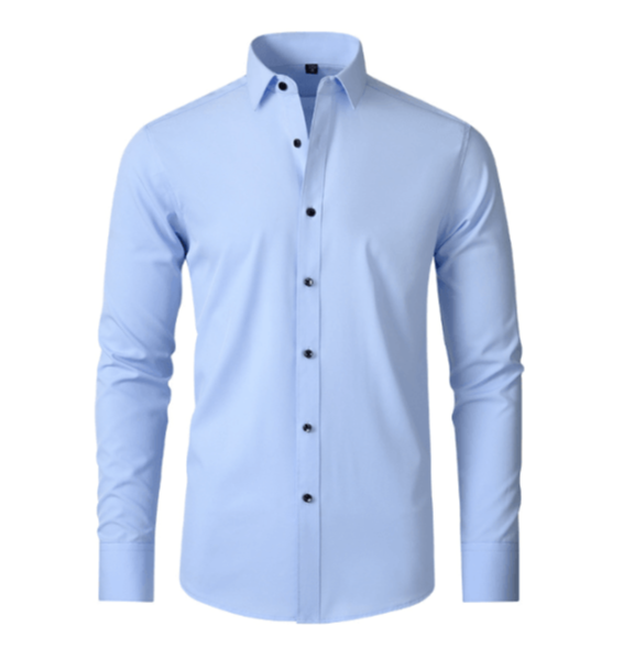 Chemise de Costume pour Hommes à Manches Longues Coupe Moderne 7