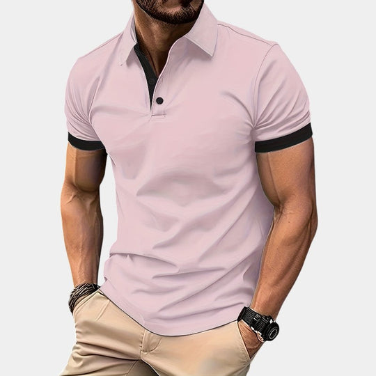 Chemise de Golf Ajustée Homme Polyester Respirant 1