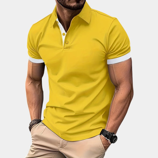 Chemise de Golf Ajustée Homme Polyester Respirant 2