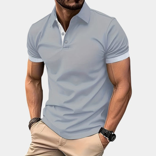 Chemise de Golf Ajustée Homme Polyester Respirant 3