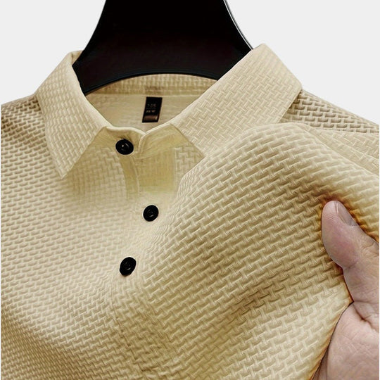 Chemise de golf homme à manches courtes en nylon respirant 5
