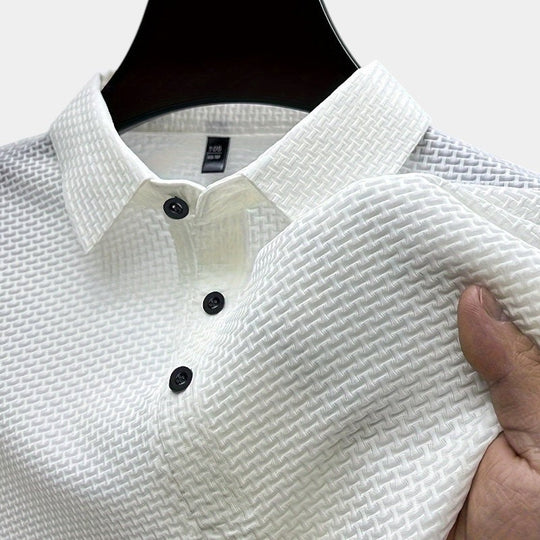 Chemise de golf homme à manches courtes en nylon respirant 6