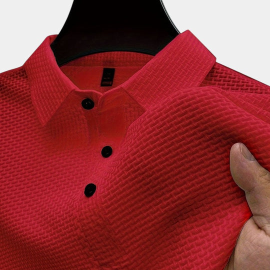 Chemise de golf homme à manches courtes en nylon respirant 8