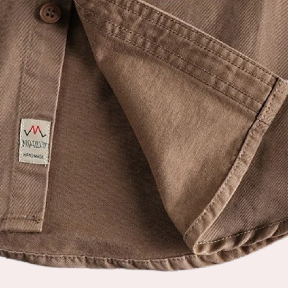 Chemise décontractée à manches longues pour homme 5