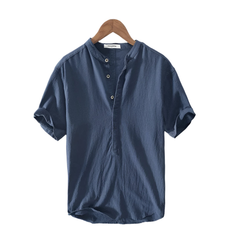 Chemise en Lin Premium pour Homme Style Décontracté 0