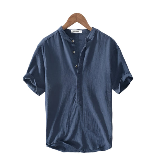 Chemise en Lin Premium pour Homme Style Décontracté 0