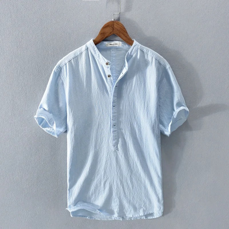 Chemise en Lin Premium pour Homme Style Décontracté 1