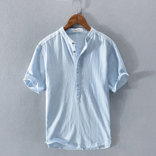 Chemise en Lin Premium pour Homme Style Décontracté 1