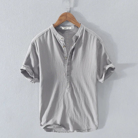 Chemise en Lin Premium pour Homme Style Décontracté 3