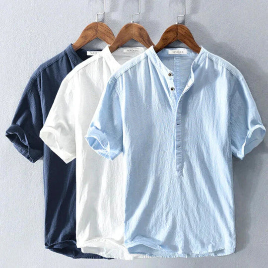 Chemise en Lin Premium pour Homme Style Décontracté 4