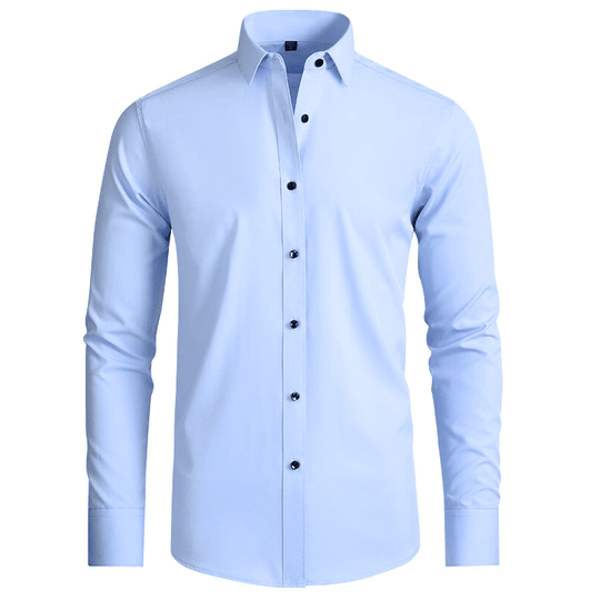 Chemise pour Homme Moderne Ajustée en Tissu Stretch 5
