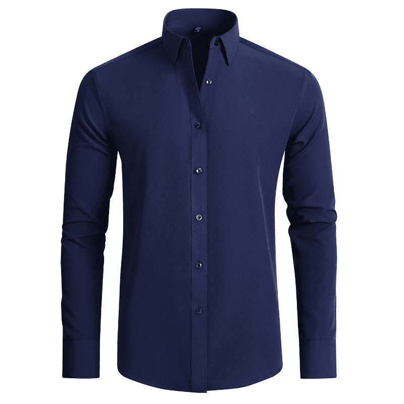 Chemise pour Homme Moderne Ajustée en Tissu Stretch 6