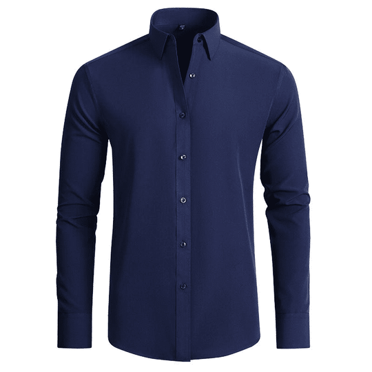 Chemise pour Homme Moderne Ajustée en Tissu Stretch 6